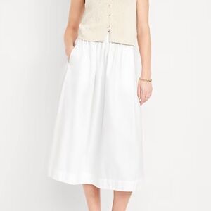 Old Navy High-Waisted A-Line Midi Skirt
